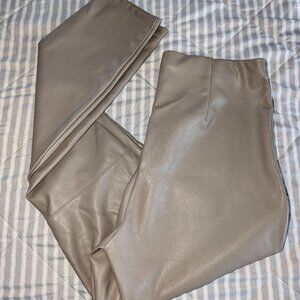 Fabletics Vegan Leather Pull On Legging